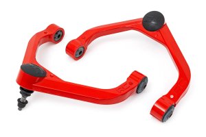 Ram 1500 Upper Control Arms - Rough Country - Forged, 3-3.5 Inch Lift - Red - '19-'23